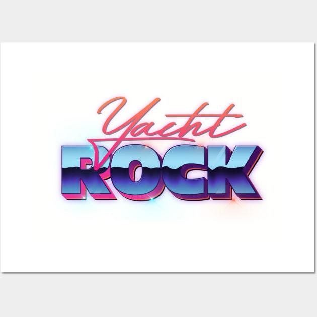 Yacht Rock / 80s Styled Design Wall Art by DankFutura